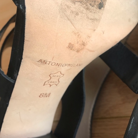 Antonio Melani Block Heels Sz 8 - Picture 7 of 9